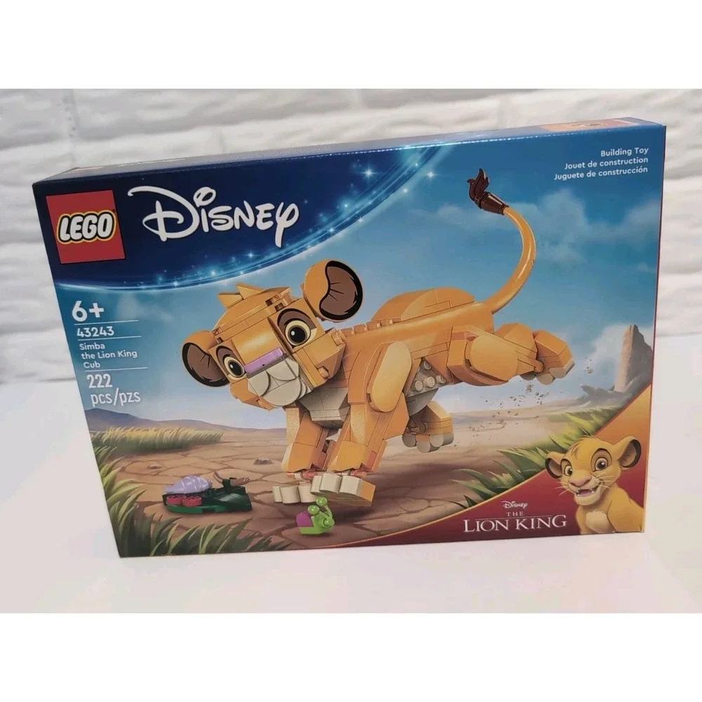 New Sealed LEGO Disney The Lion King: 222pc SIMBA THE LION KING CUB Set #43243